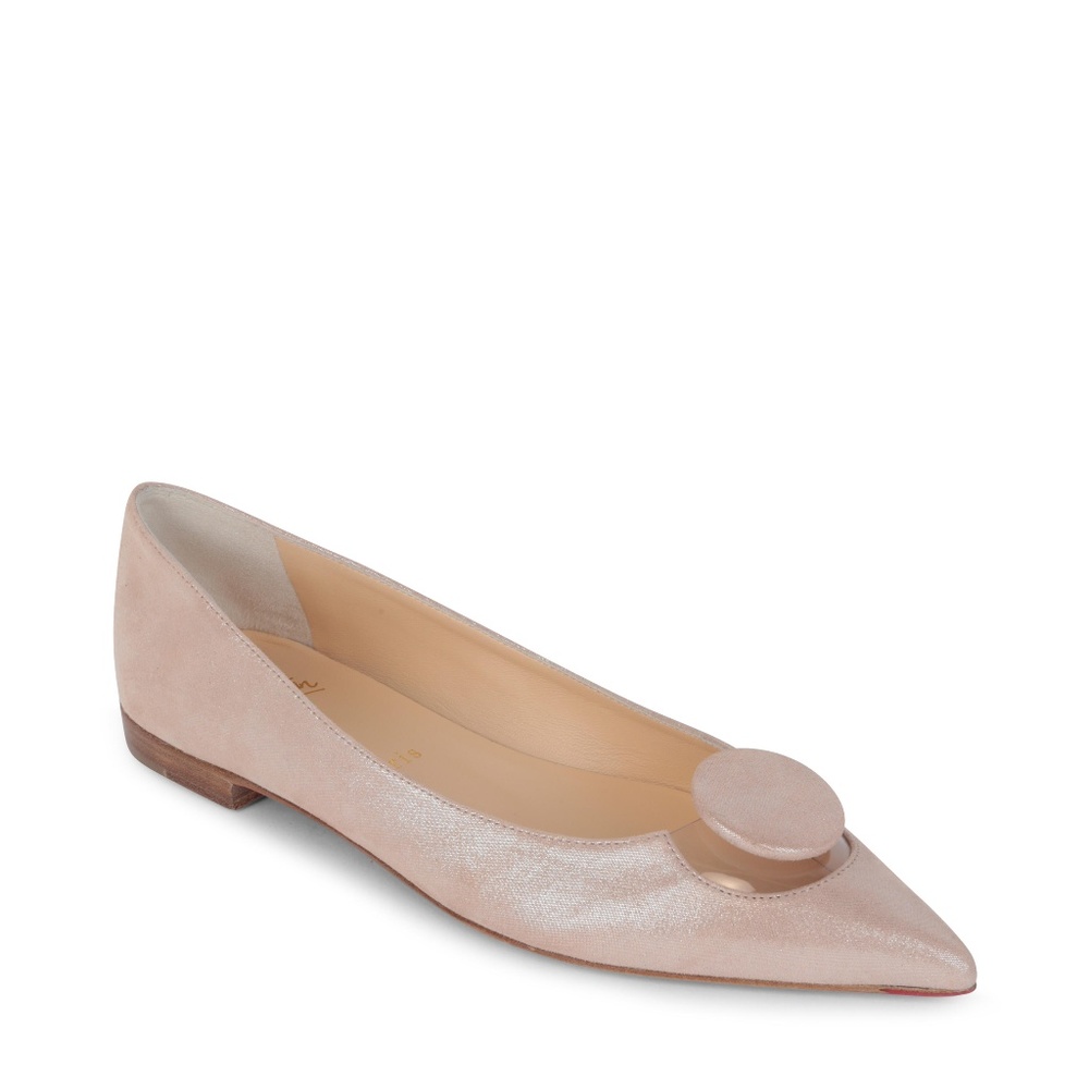 NIB CHRISTIAN LOUBOUTIN Moon Suede Flat, 40